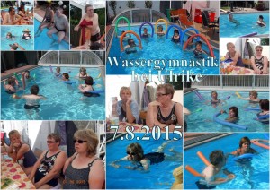 Collage Wassergymnastik 2015